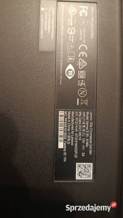 Sprzedam chromebook Tłuszcz