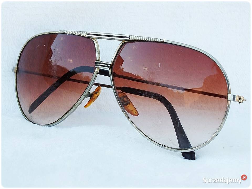 Stare Okulary przeciwsłoneczne Duże Aviator lubuskie Żary