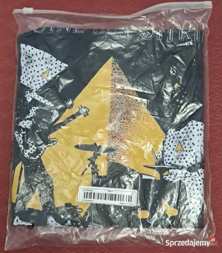 Angine de Poitrine czarny Tshirt M szalone Łódź