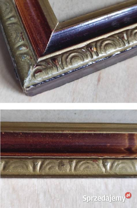 Ramka rustykalna antyczna oprawa vintage retro Kielce