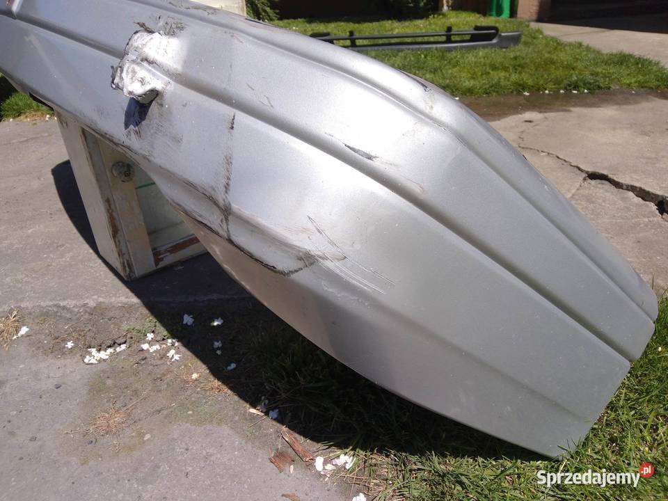 Zderzak przedni przód Hyundai Pony 1991 srebrny Łódź