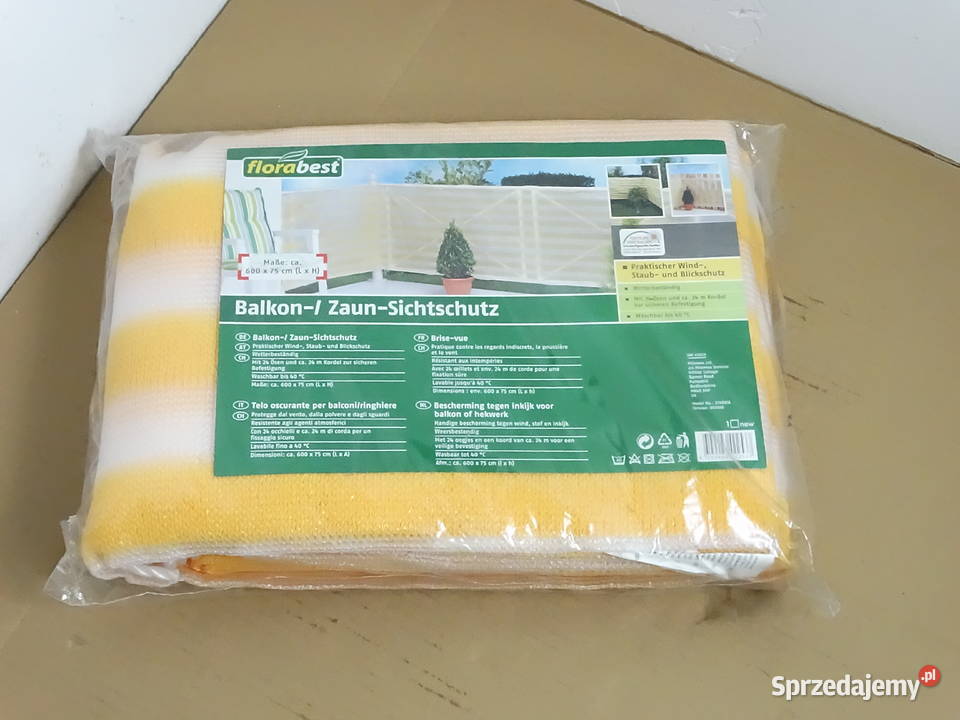Mata osłonowa na balkon płot Florabest 600 x 75 lubelskie Biłgoraj