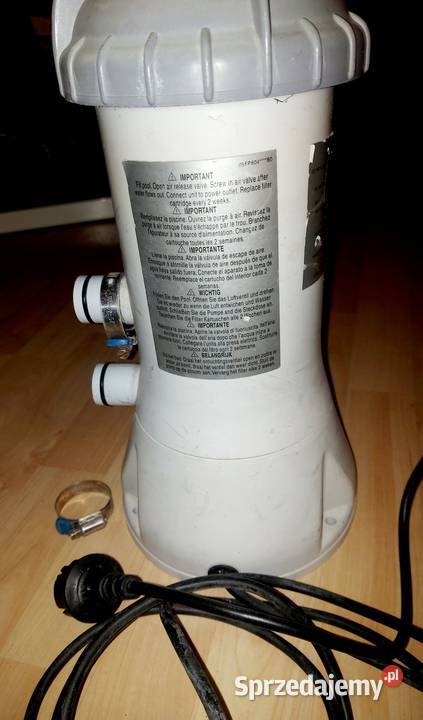 Pompa fitrująca do basenu Intex 18 m3skimmer wielkopolskie Luboń sprzedam