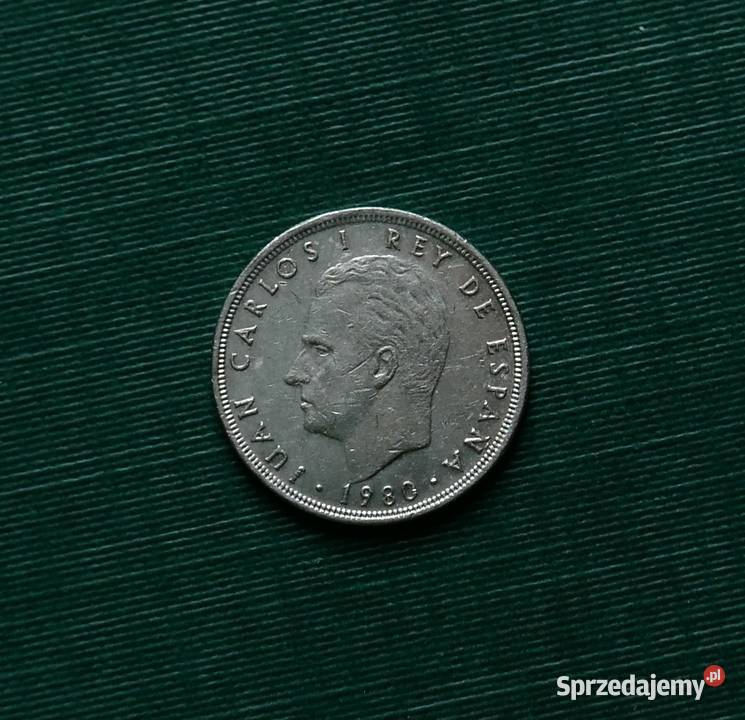 HISZPANIA 5 peset 1980r 82 w gwiazdce Gliwice