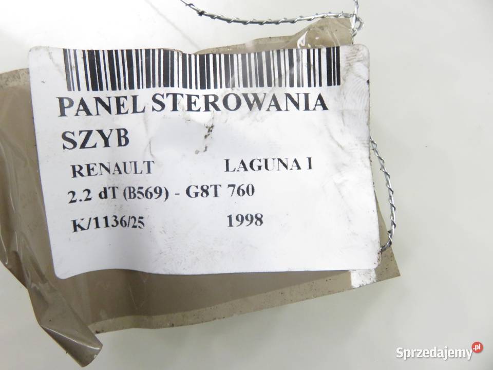 PANEL SZYB RENAULT LAGUNA I 7701699599 osobowe
