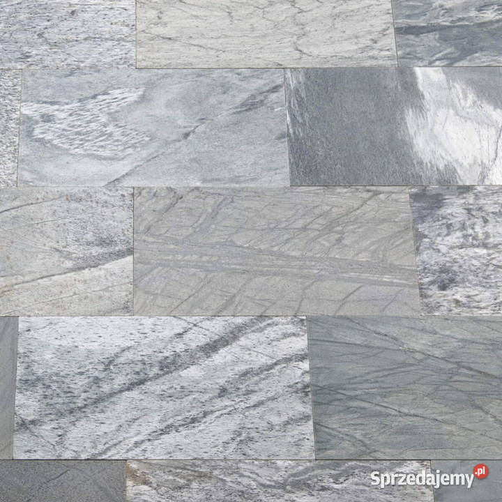 Płytki Kwarcyt Silver Shine szlifowany 60x30x12 Kraków