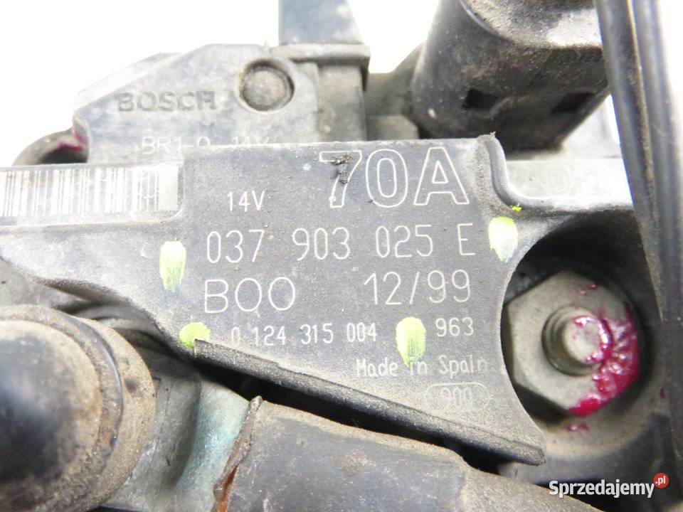 ALTERNATOR VW GOLF IV 14 16V 037903025E
