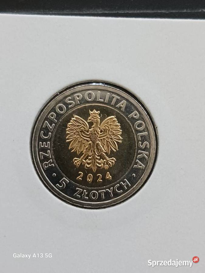 5 złotych 2024 r Opactwo Benedyktynów w Konin sprzedam