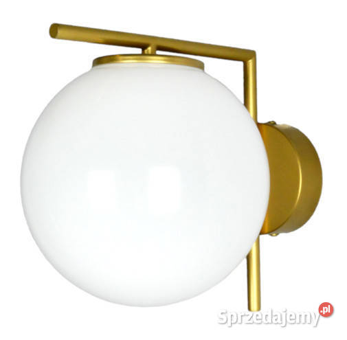 Złoty kinkiet BOLLALT kula 18 Nowe sprzedam