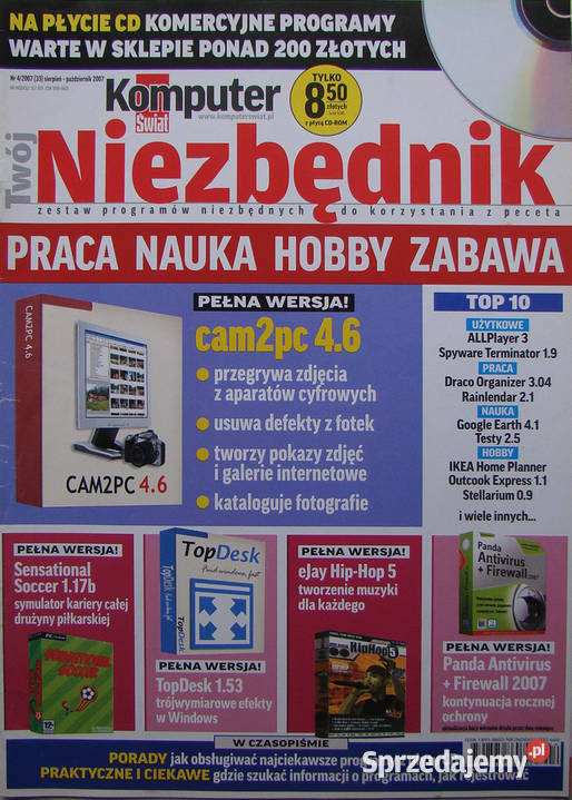 Komputer Świat Twój Niezbędnik Rocznik 2007 6 z małopolskie Limanowa