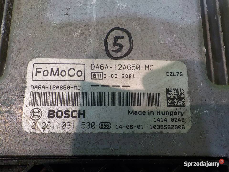 FORD FIESTA MK7 LIFT 15 DCI 14r sterownik modul osobowe Suków