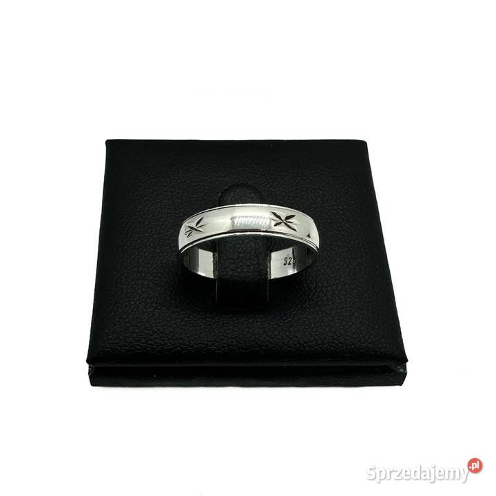 Srebrna Obrączka Próby 925 242g Rozmiar 14 Elbląg