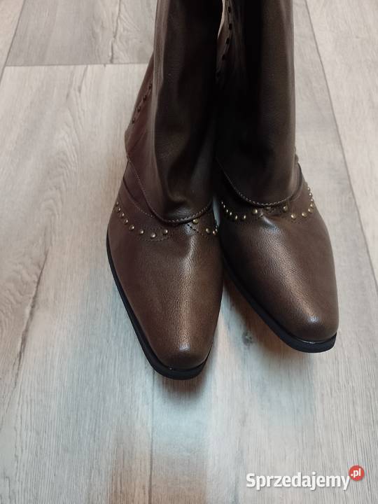 4142 Bogato zdobione Kozaki kowbojki wieczorowe Kraków sprzedam