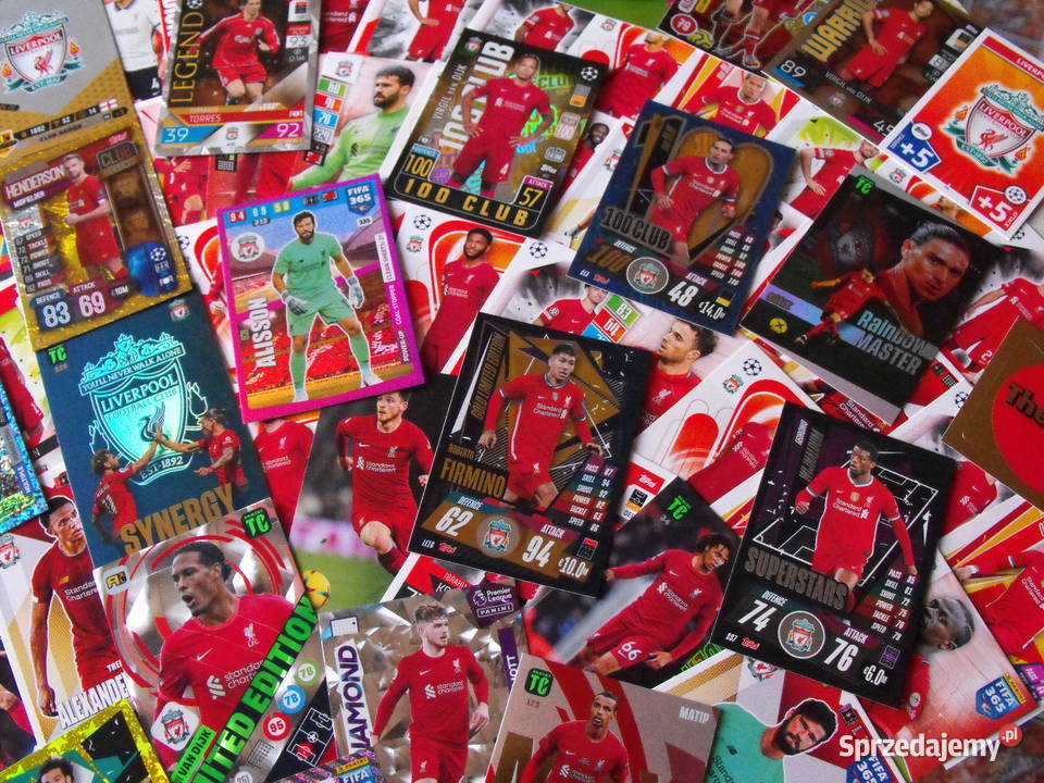 MEGA zestaw FC LIVERPOOL karty piłkarskie FIFA Sport Mykanów