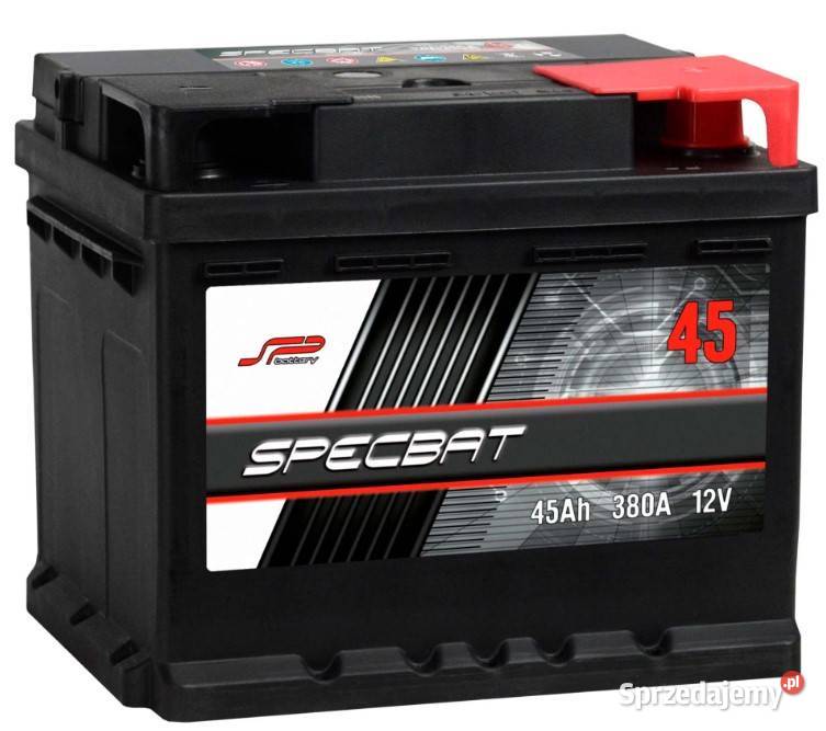 Akumulator SPECBAT 45Ah 380A EN PRAWY PLUS dolnośląskie Wałbrzych