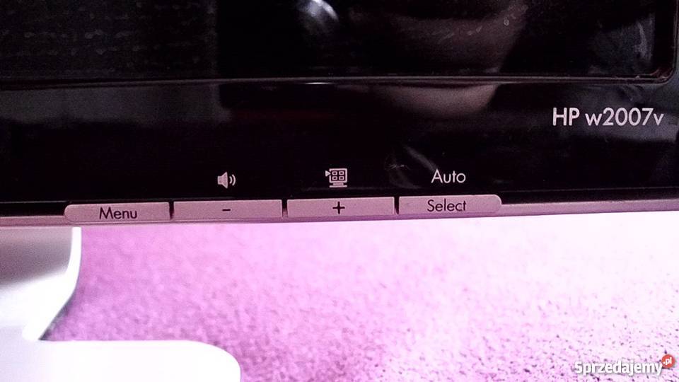 Monitor HP Pavilion w2007v LCD Monitory i projektory śląskie Świętochłowice