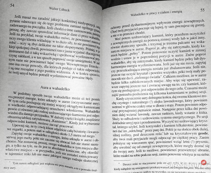 Wahadełko Podręcznik uzdrawiania Walter Lubeck Chełm