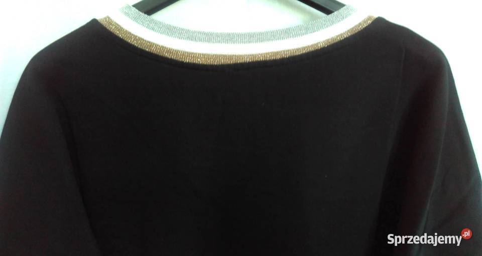 Bluza czarna Bluzka r 38 Serek rękaw 78 czarny podlaskie Białystok
