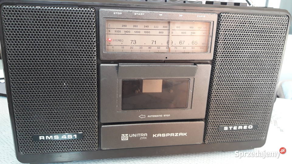 Radiomagnetofon RMS 451 Kasprzak Warszawa