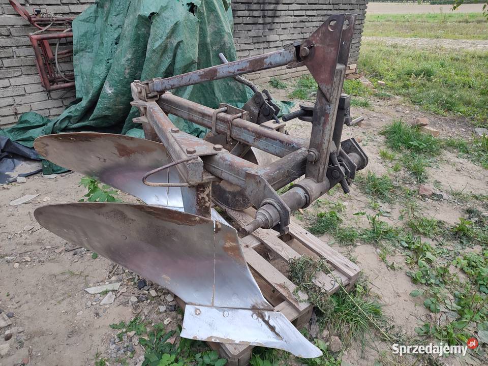 Pług 2 skibowy Grudziądz oryginał odkładnica małopolskie Cianowice