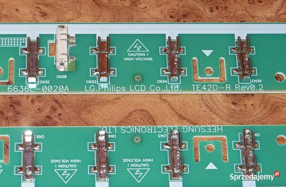 Płytki złącz świetlówek 6636L0020A TV Toshiba