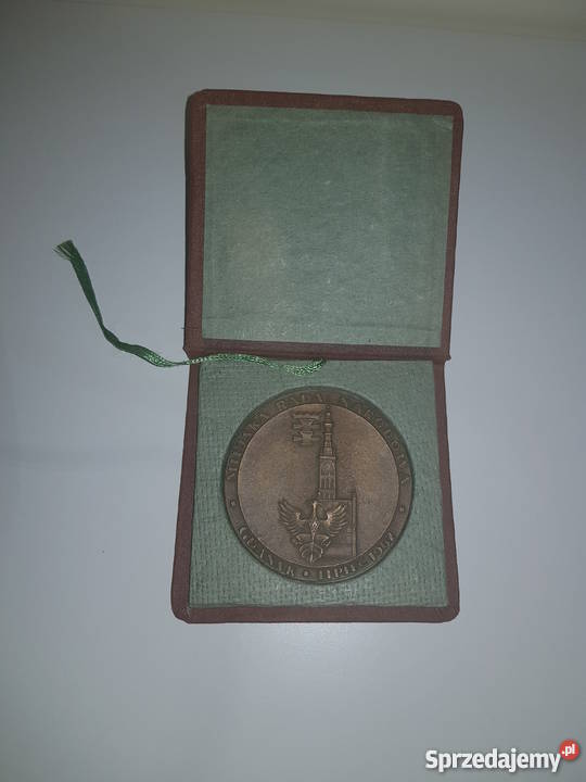 Medal moneta X wieków Gdańska 1962 mazowieckie Warszawa