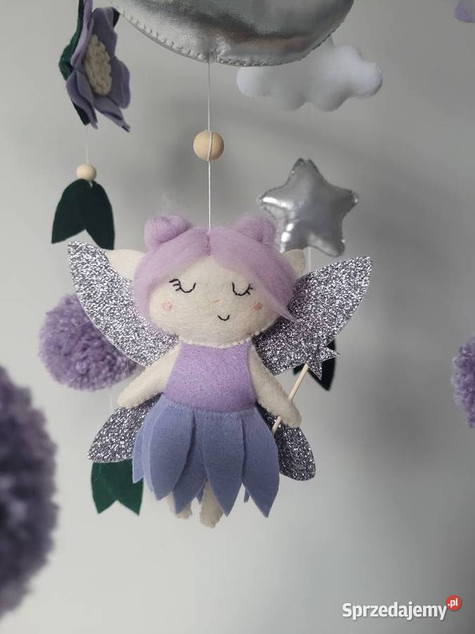 Karuzela do łóżeczka Fioletowa wróżka Częstochowa sprzedam