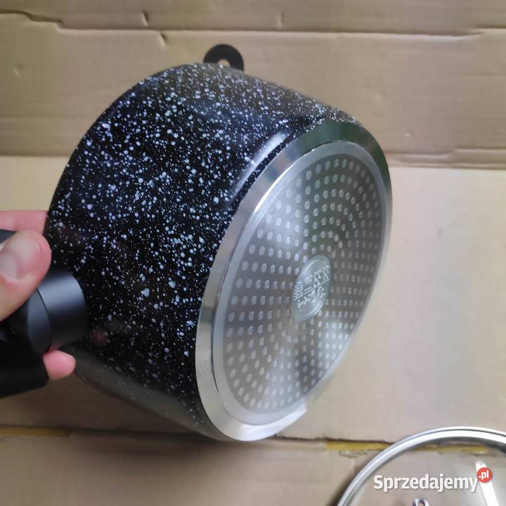 Garnki nieprzywierające 6el zestaw kuchenny z Łódź