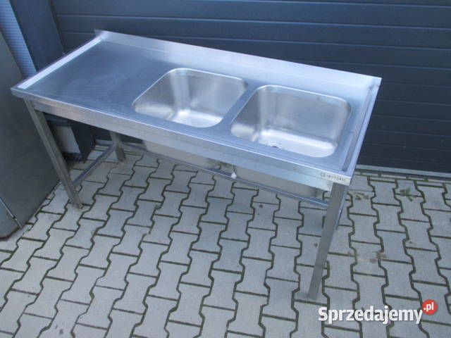 Zlew 2 Komory Dwukomorowy Stal Nierdzewna wielkopolskie Ostrów Wielkopolski