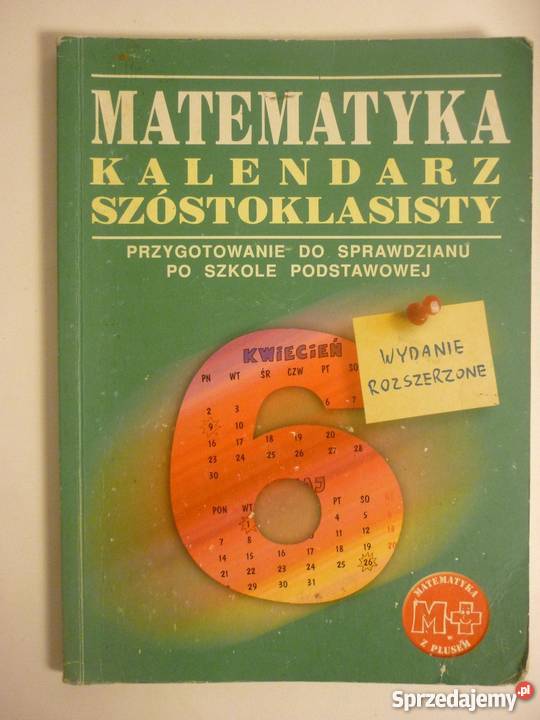 MATEMATYKA KALENDARZ SZÓSTOKLASISTY MBRAUN matematyka
