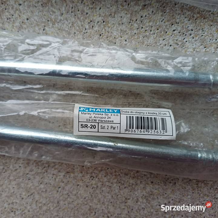 Śruba do obejmy z kostką 4 Marley 20 śruby Sieradz