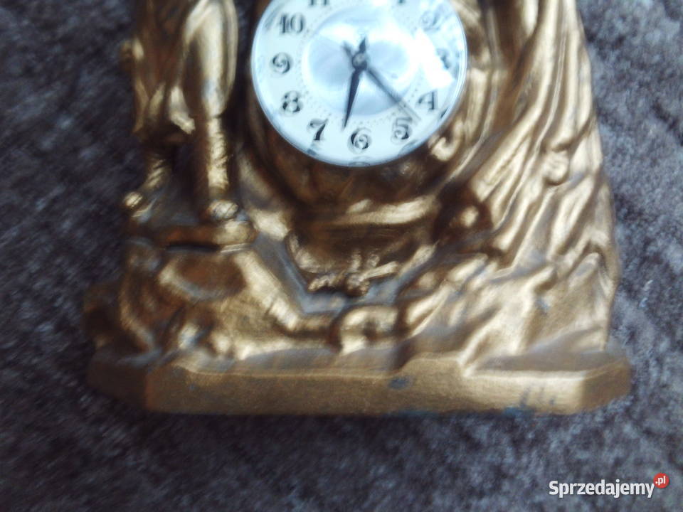 Stary figuralny zegar kominkowysprawny Kalisz
