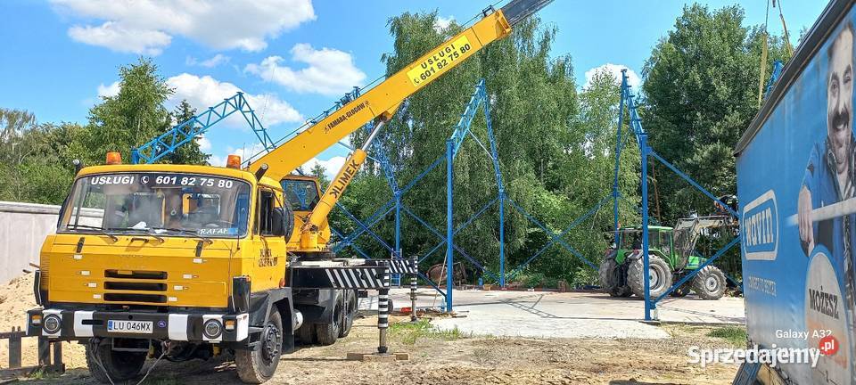 Usługi dźwigowe do 20ton LUBLIN woj LUBELSKIE usługi budowlane