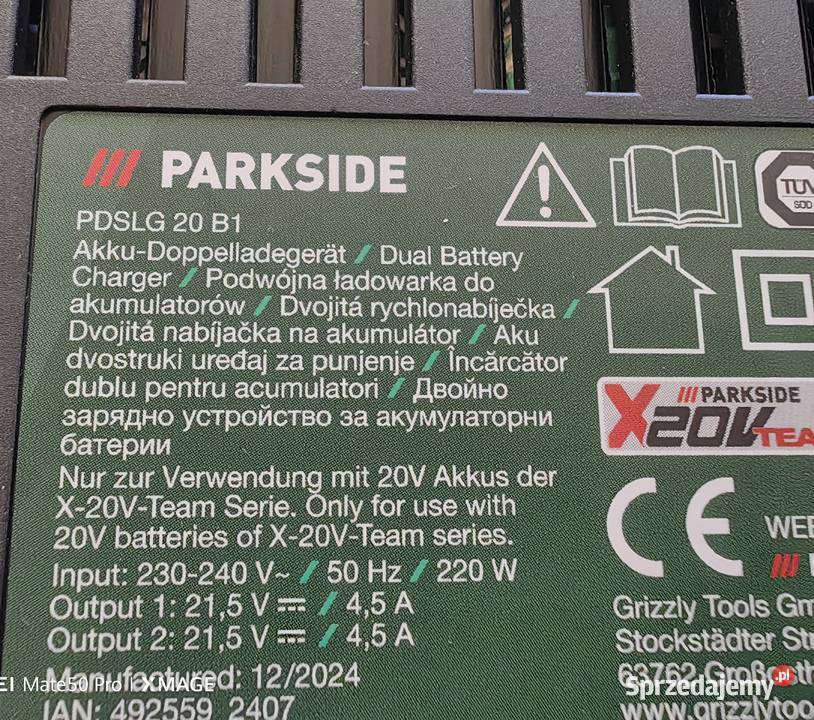 Ładowarka podwójna Parkside PDSLG 20 B1 Przeworsk