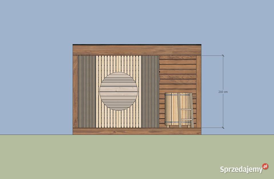 Sauna ogrodowa Aura 370 x 240 Sauny śląskie Bielsko-Biała