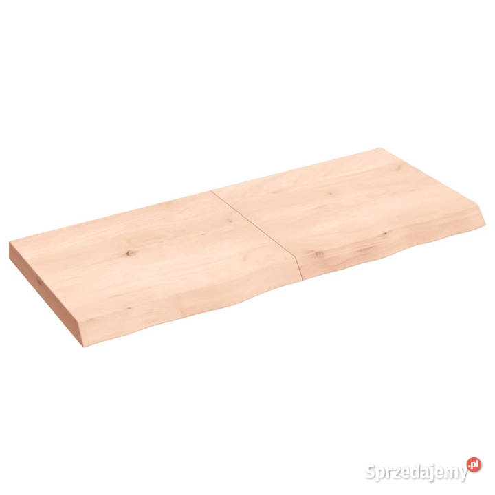 Półka 120x50x26 surowe lite drewno dębowe Półki Warszawa sprzedam