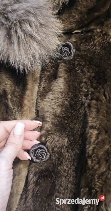 Futro naturalne czekoladowe 3840 Bez wzoru Łowęcin