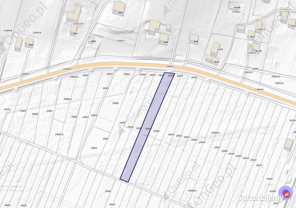 Działka na sprzedaż Lutcza drodze 19 27 arów 2723m2 podkarpackie