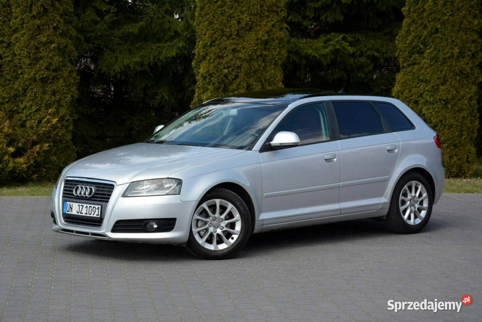 Audi A3 Sportback Lift DSG Panorama Skóry Duża serwisowany w ASO mazowieckie Ostrów Mazowiecka