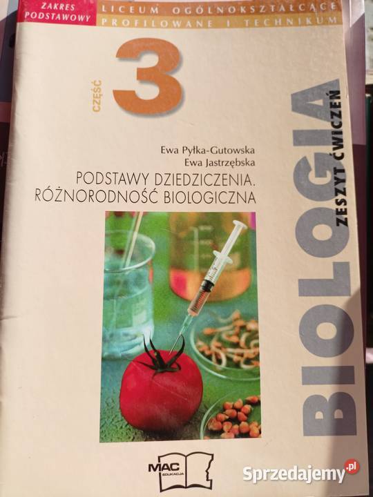 Biologia MAC podręczniki używane księgarnia Rok wydania 2003 Warszawa
