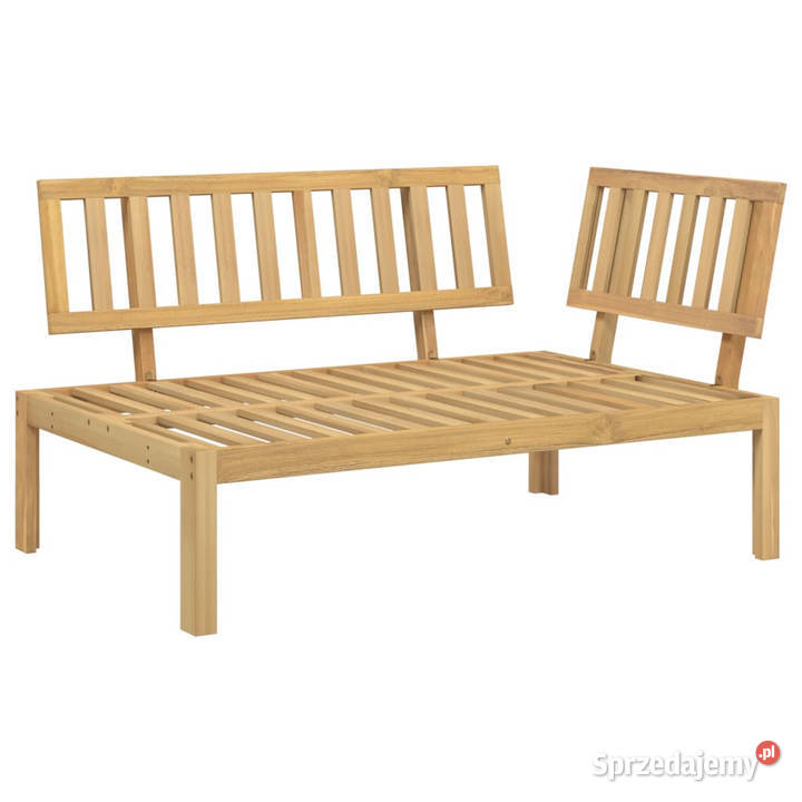 Narożna sofa ogrodowa z deseczek lite drewno mazowieckie Warszawa
