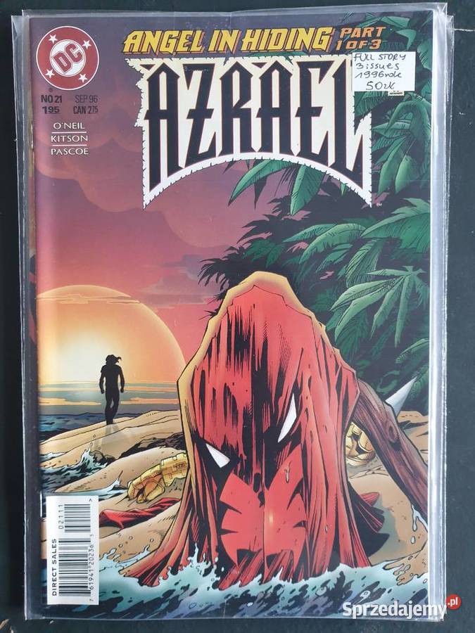 Azrael Agent In Hiding zestaw 3 komiksów DC USA Gdynia
