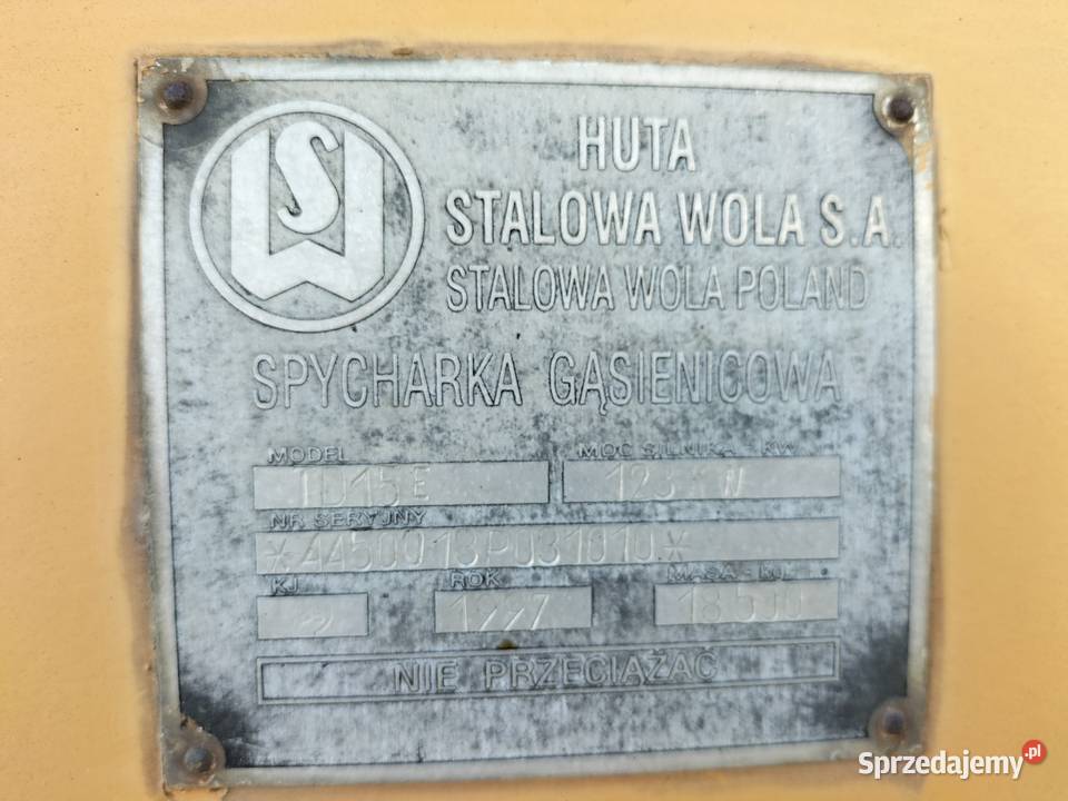 Spycharka gąsienicowa Stalowa Wola TD15E Jarosław