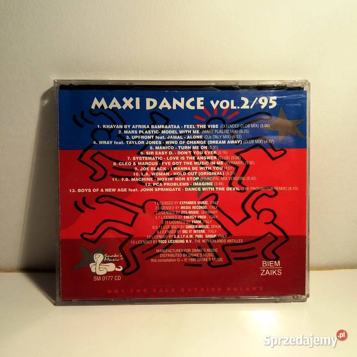 Maxi Dance Vol 295 Taylor Jones Jamal Afrika sprzedam