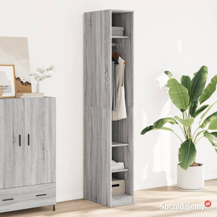 Szafa szary dąb sonoma 30x50x200 materiał Warszawa