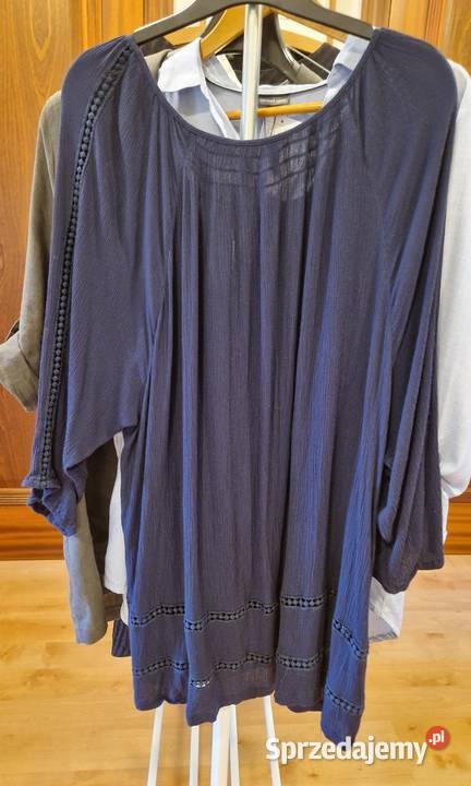Damska letnia bluzka indyjska granatowa 4618 Lublin