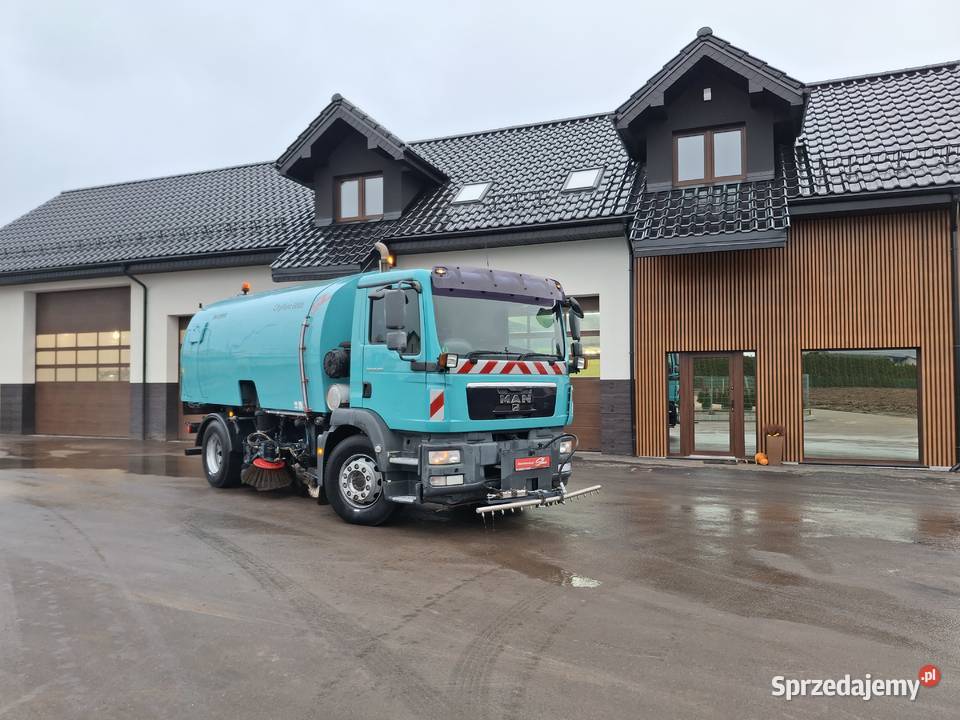MAN TGM 18290 Zamiatarka BUCHER Karcher 2 Sierakowice