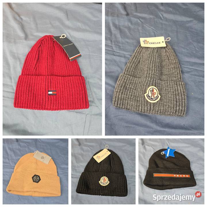 Czapki zimowe Prada damskie męskie unisex Wadowice