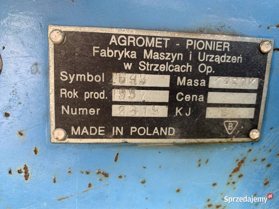 Kombajn Bolko Z643 do ziemniaków buraków marchwi Błażek sprzedam