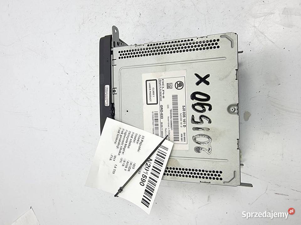 RADIO SKODA FABIA II 5J0035161D Lipno
